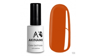 Akinami Color Gel Polish Orange - №106