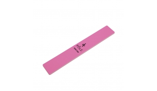 Пилка для ногтей POLE широкая 100/180 премиум (розовая)