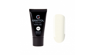 Grattol Acryl Gel Milk - Акрил-гель молочный для моделирования, 30 ml