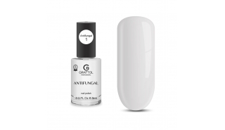 Grattol Antifungal Nail Polish 01 - Лак для ногтей, сушка без лампы, 9ml