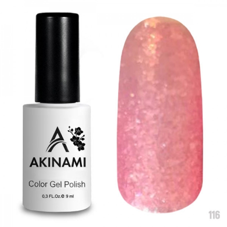 Akinami Color Gel Polish Pink Glass - №116