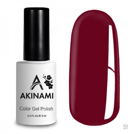 Akinami Color Gel Polish Raspberry - №51