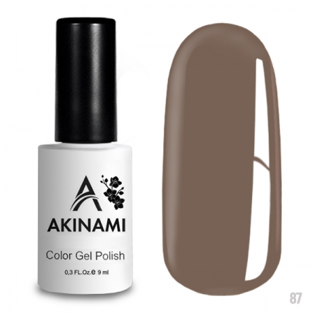 Akinami Color Gel Polish Warm Taupe - №87