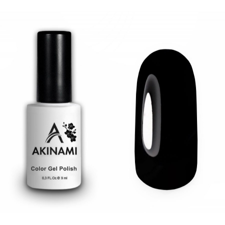 Akinami Color Gel Polish Black - №002