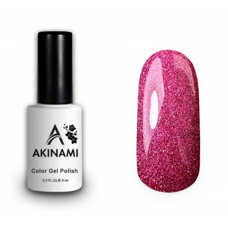 Akinami Color Gel Polish Pink Holography - №123