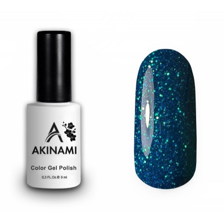 Akinami Color Gel Polish Blue Sparks - №130