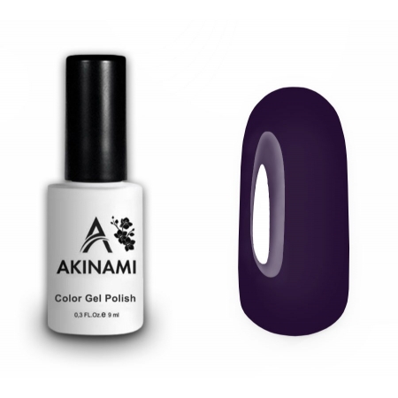 Akinami Color Gel Polish Black Violet - №157