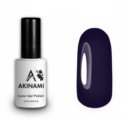 Akinami Color Gel Polish Black Blue - №158
