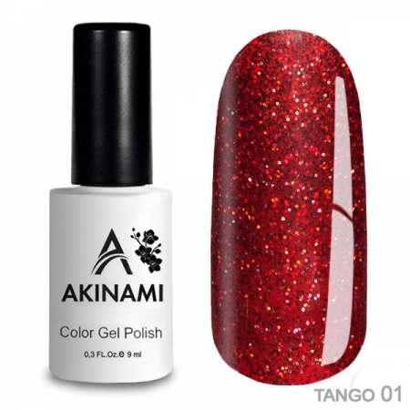 Akinami Color Gel Polish Tango - 01, 9 ml