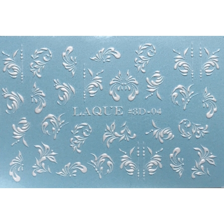 Слайдер для арт-дизайна Laque 3D-04 White