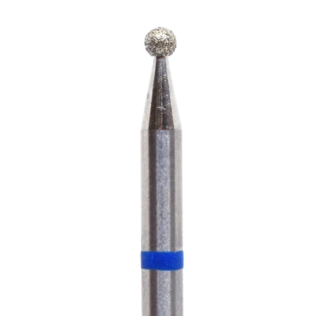 Фреза алмазная КМИЗ Шар - диаметр 1,8 мм , синяя насечка