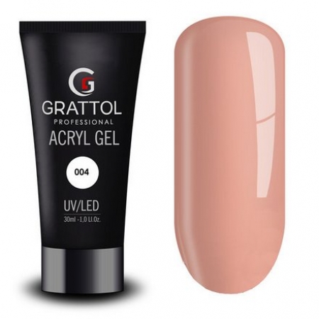 Grattol Acryl Gel 04 - Акрил-гель для моделирования, 30 ml
