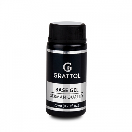Grattol Rubber Base Gel Extra Cremnium - Каучуковая база  густая, 20 ml