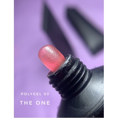 The One Polygel - полигель оттенок №3 (розовый) 30гр
